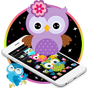 ダウンロード Cute Cartoon Owl Theme をインストールする 最新 APK ダウンローダ