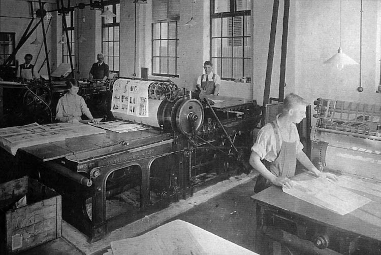 The Daily Dispatch in production.