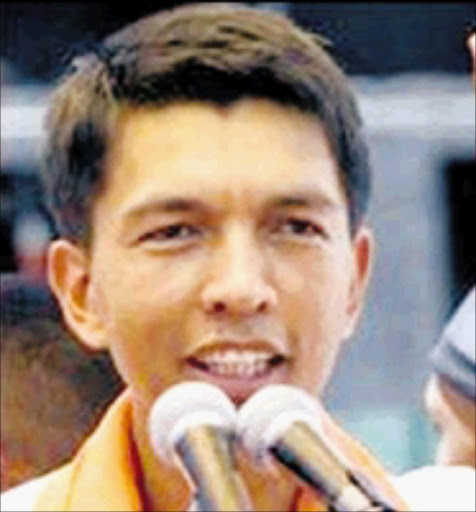 Opposition leader Andry Rajoelina.