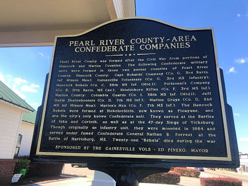Pearl River County was formed after the Civil War from portions of Hancock and Marion Counties. The following Confederate military units were formed in those two parent counties of Pearl River...