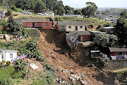 Umlazi H section where a  house collapsed during the floods in April. /THULI DLAMINI