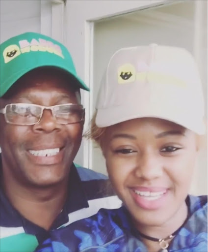 Babes Wodumo with her father