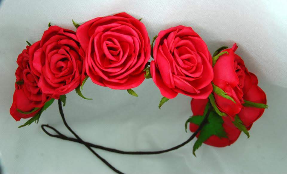 роза из фома, роза из фомариана, фомариан, подвязка с цветами