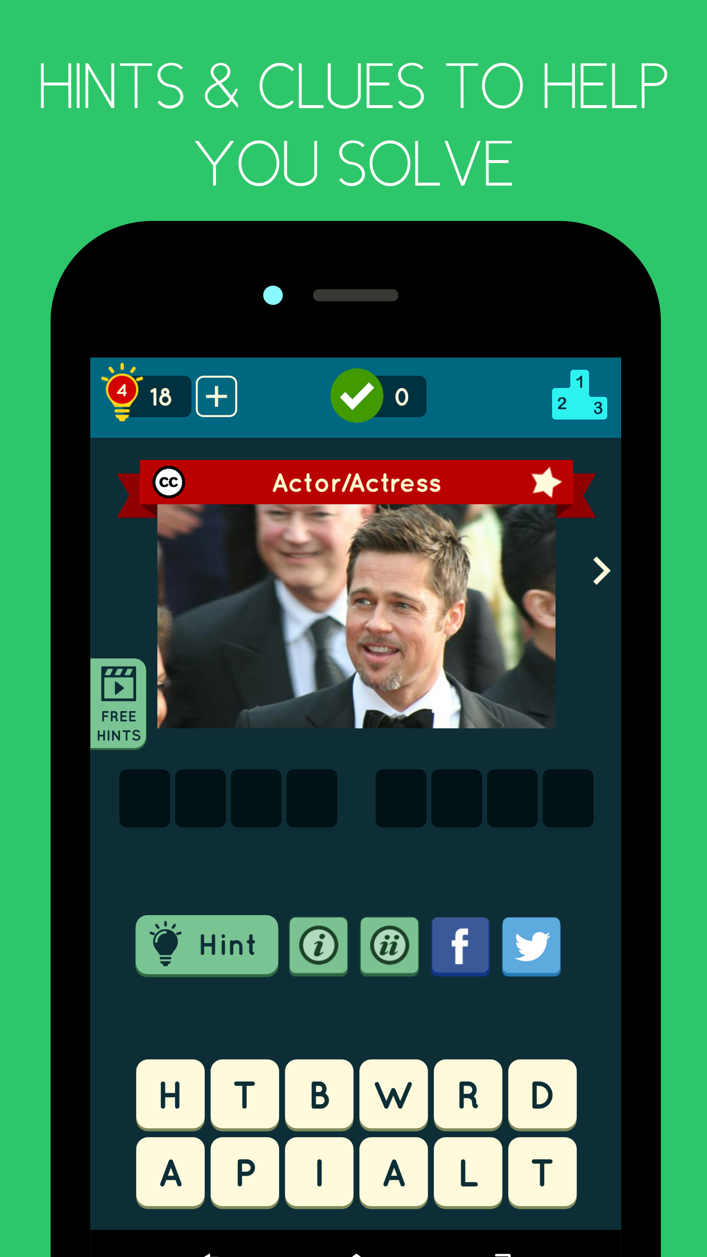 Android application Guess the Pic: Trivia Quiz screenshort