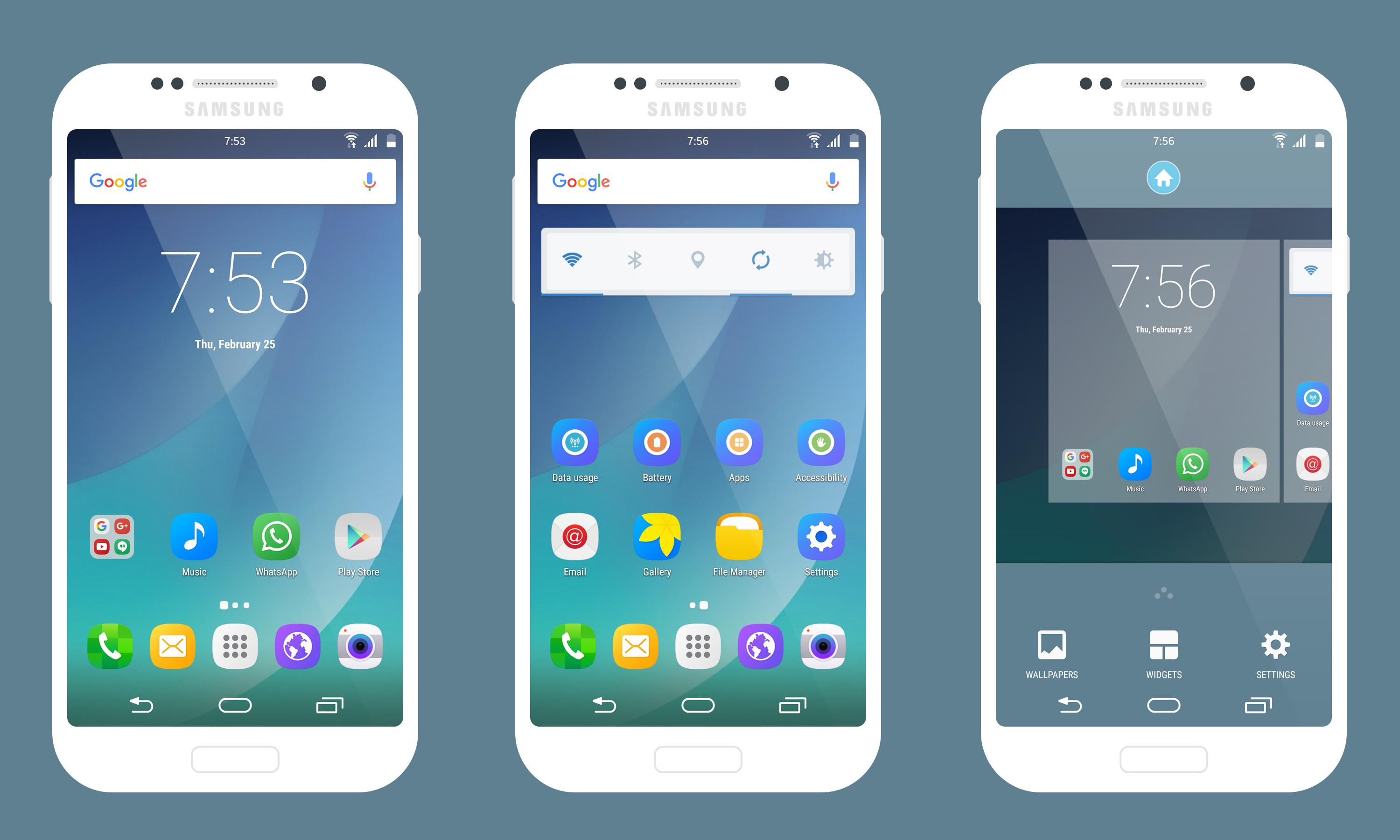 Android application TouchWiz for CM13 screenshort