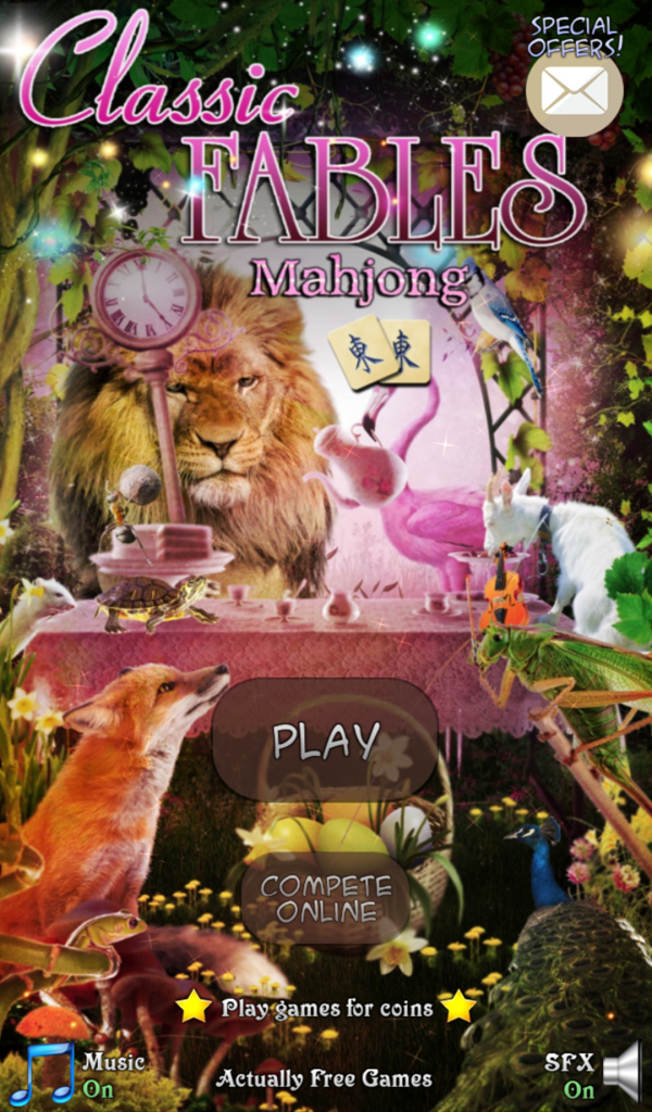 Android application Hidden Mahjong: Classic Fables screenshort