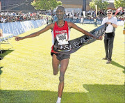 STUNNING DEBUT: Marathon winner Michael Mazibuko, whose  province has promised to support him because he has 'put them on the map'  PHOTO:  VELI NHLAPO