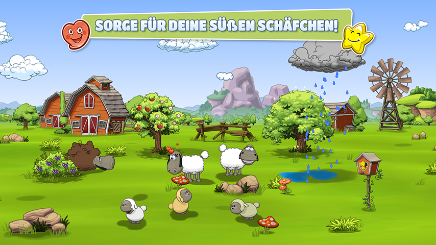 Android application Clouds & Sheep 2 for Families screenshort