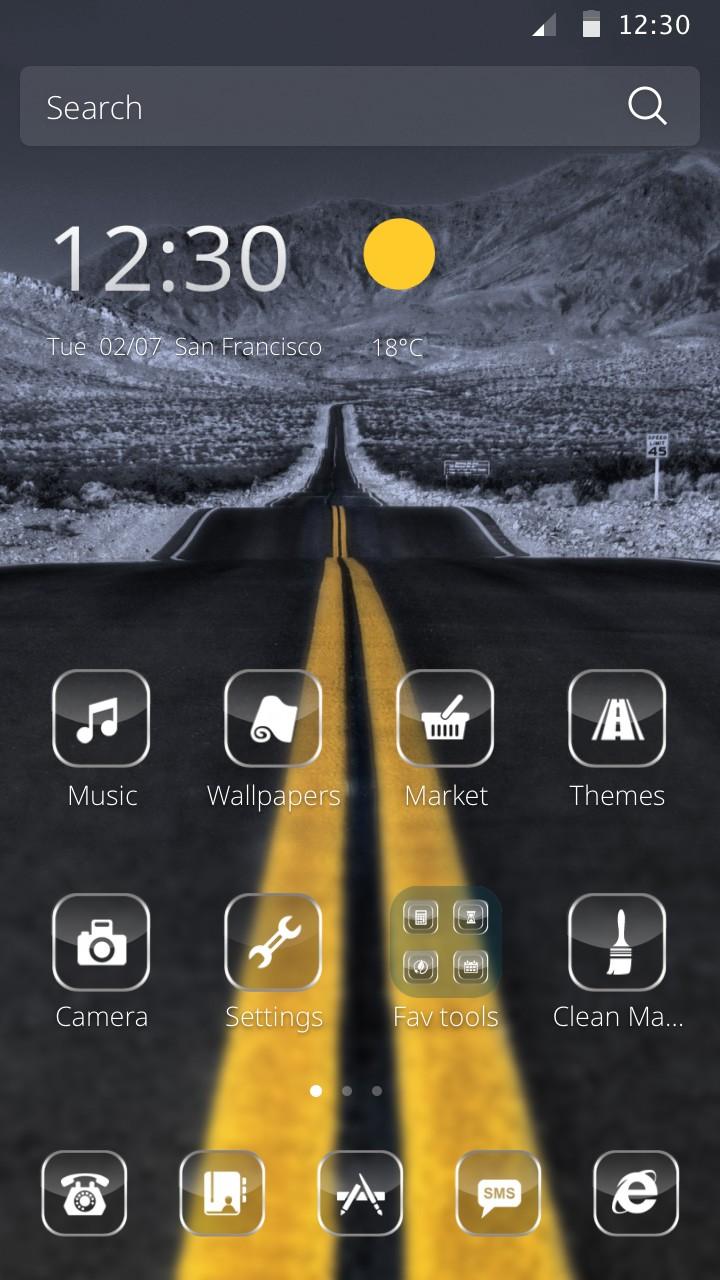 Android application Lonely Road with You screenshort