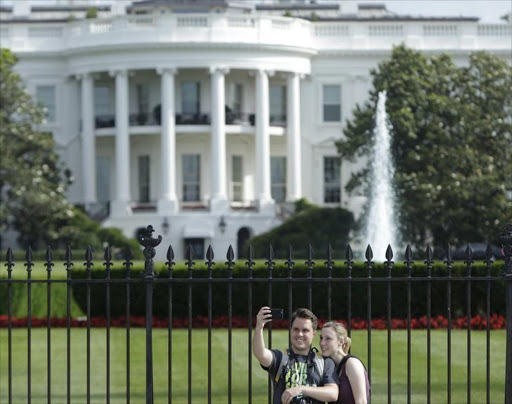 White House sidewalk