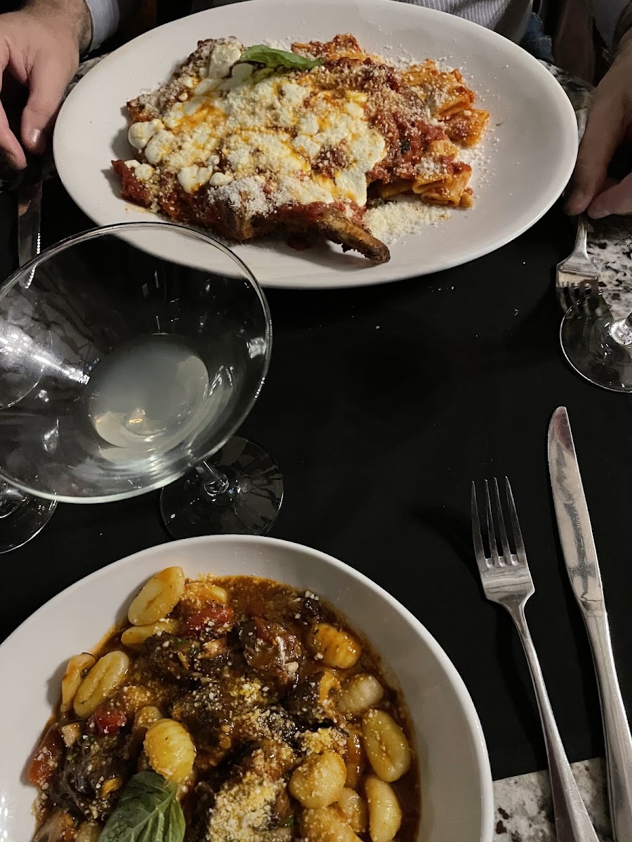 GF gnocchi is the only gf pasta they serve.