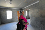 GIVE ME SHELTER: Deidre Julie in her new home in Pelican Park, Cape Town