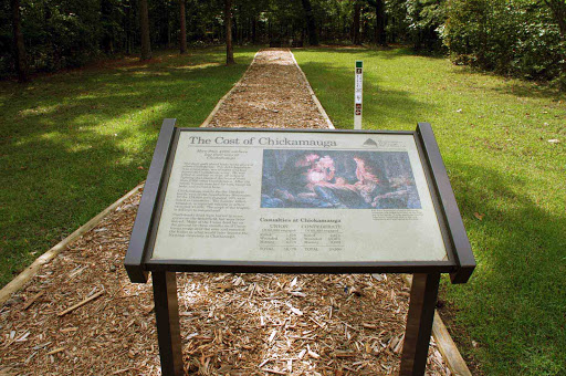 The cost of Chickamauga More than 4000 soldiers lost their lives at Chickamauga The short path ahead leads to the grave of a loan Confederate. Pvt. John Andrew Ingraham was a local man, one of...
