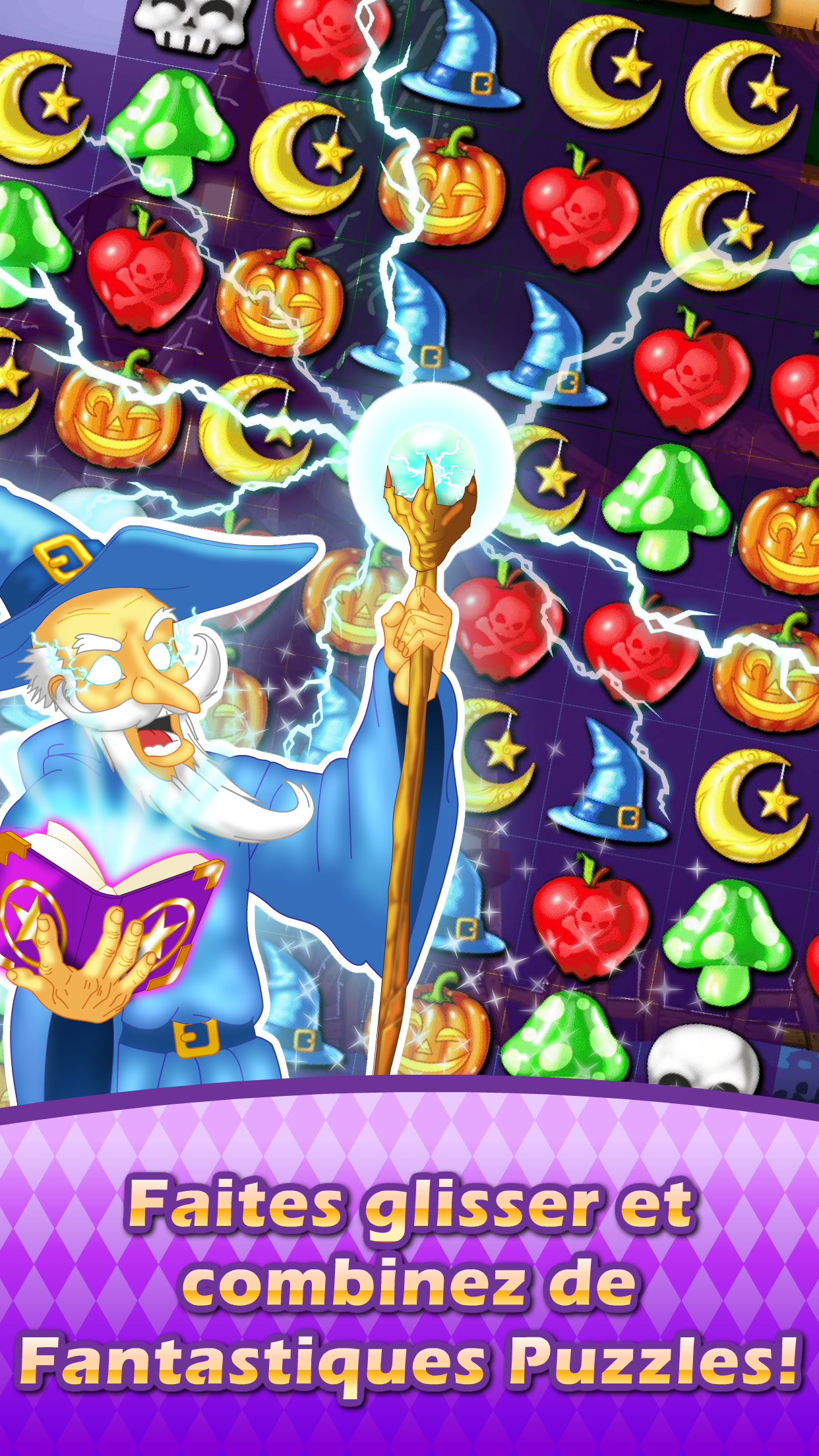 Android application Witch Puzzle - Magic Match 3 screenshort