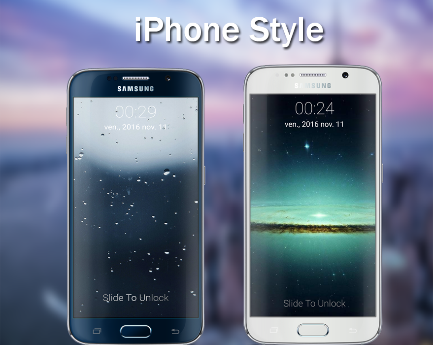 Android application Lock screen Phone 7 - OS 10 screenshort