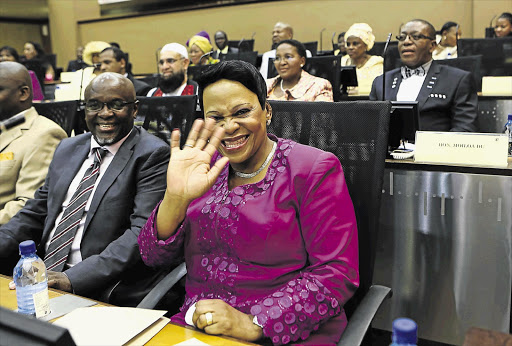 NO PROMISES: Gauteng Premier Nomvula Mokonyane after her state of the province speech yesterday