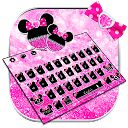 ダウンロード Pink Cute Glitter Bow Keyboard をインストールする 最新 APK ダウンローダ