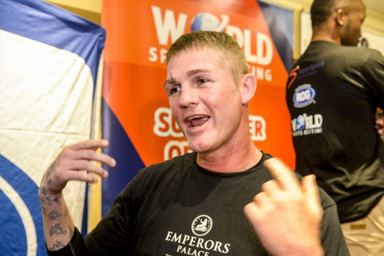 Thomas Oosthuizen during the Emperors Palace, SuperSport and Golden Gloves announcement of the SuperSport/Emperors Palace Three Tournament Festival of Boxing at Lucretia Room, Emperors Palace at June 11, 2018 in Johannesburg, South Africa.