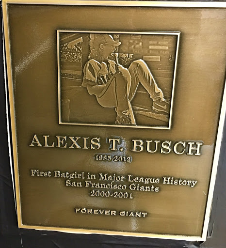 ALEXIS T. BUSCH 1985 - 2012 First Batgirl in Major League History San Francisco Giants 2000-2001 Submitted by @loislane28