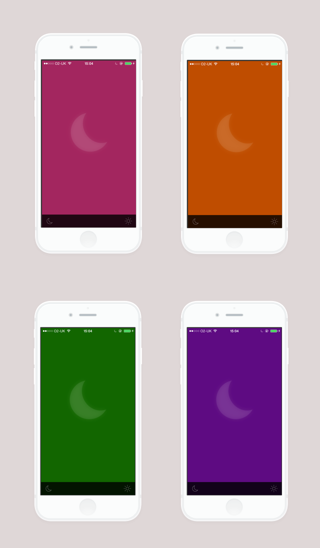 Android application Night Light screenshort