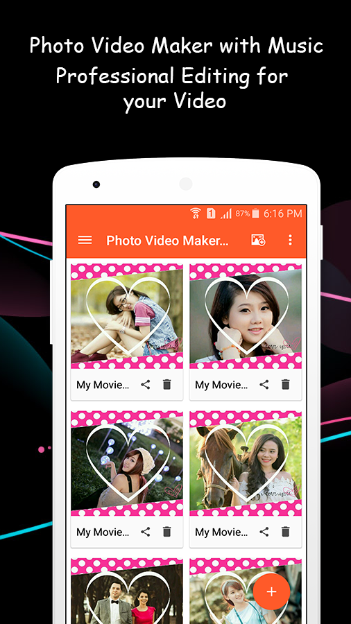 Photo Video Maker with Music — приложение на Android