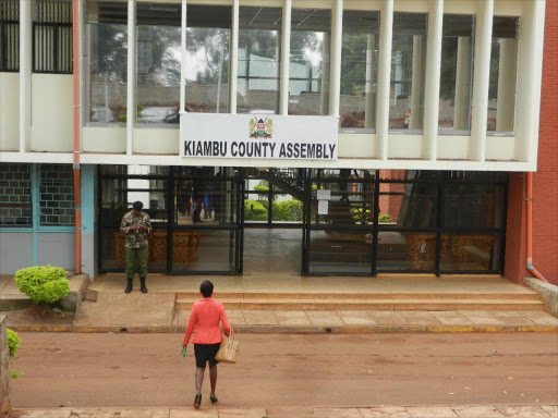 Kiambu county Assembly where the assembly wants Raila to call off mass protest.