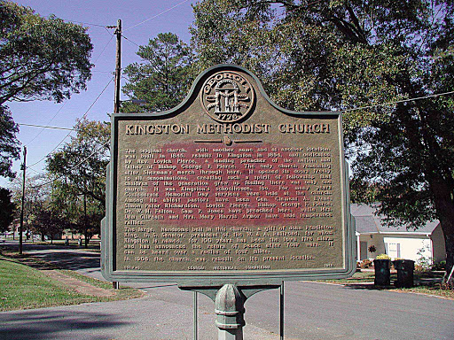 The original church, with another name and at another location, was built in 1845, rebuilt in Kingston in 1854, and dedicated by Rev. Lovick Pierce, a leading preacher of the nation and father of...