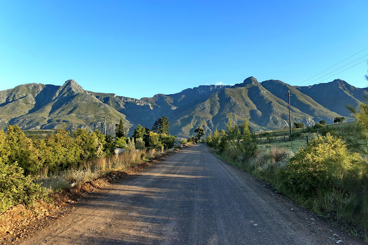 Exploring the backroads of the Overberg near Swellendam.