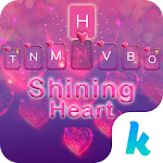 Shining Heart Keyboard Theme Apk