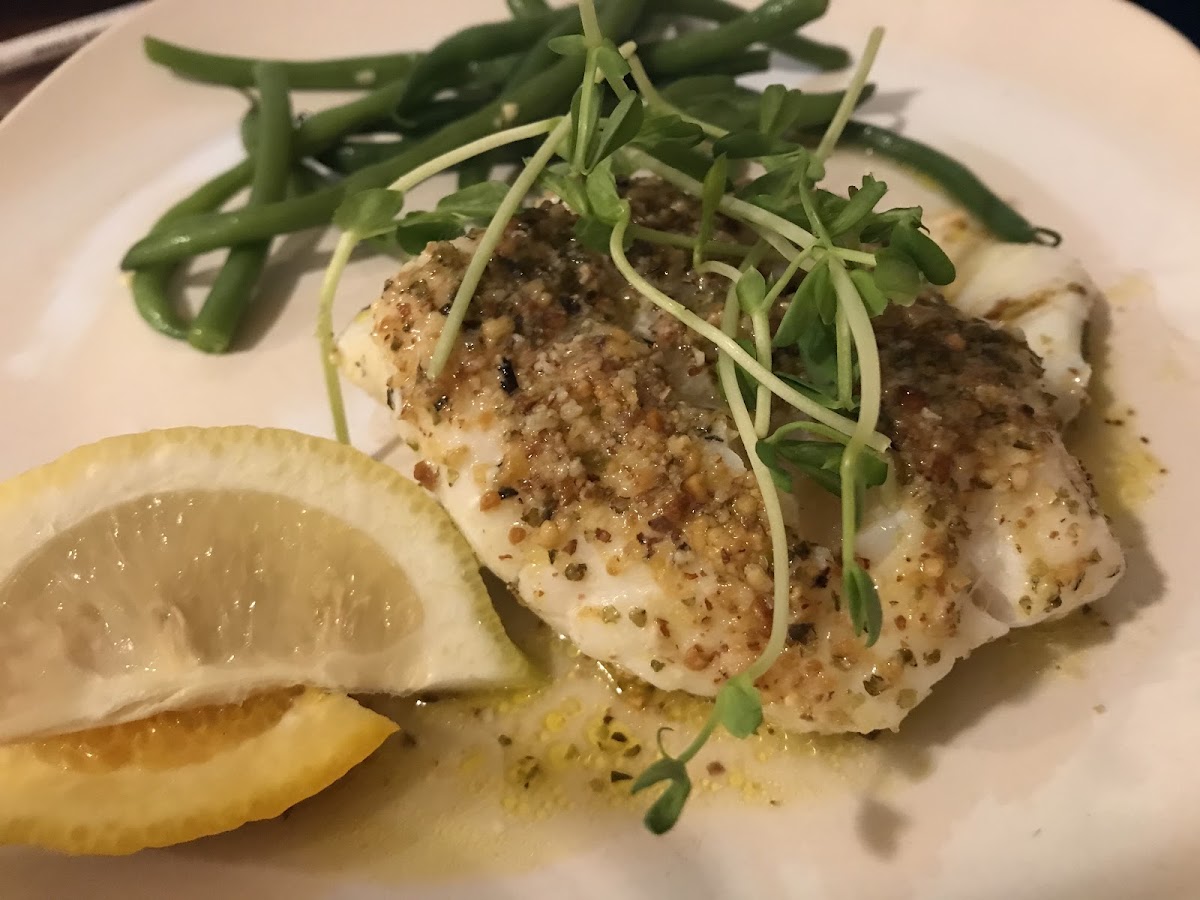 Almond Crusted Baked Cod