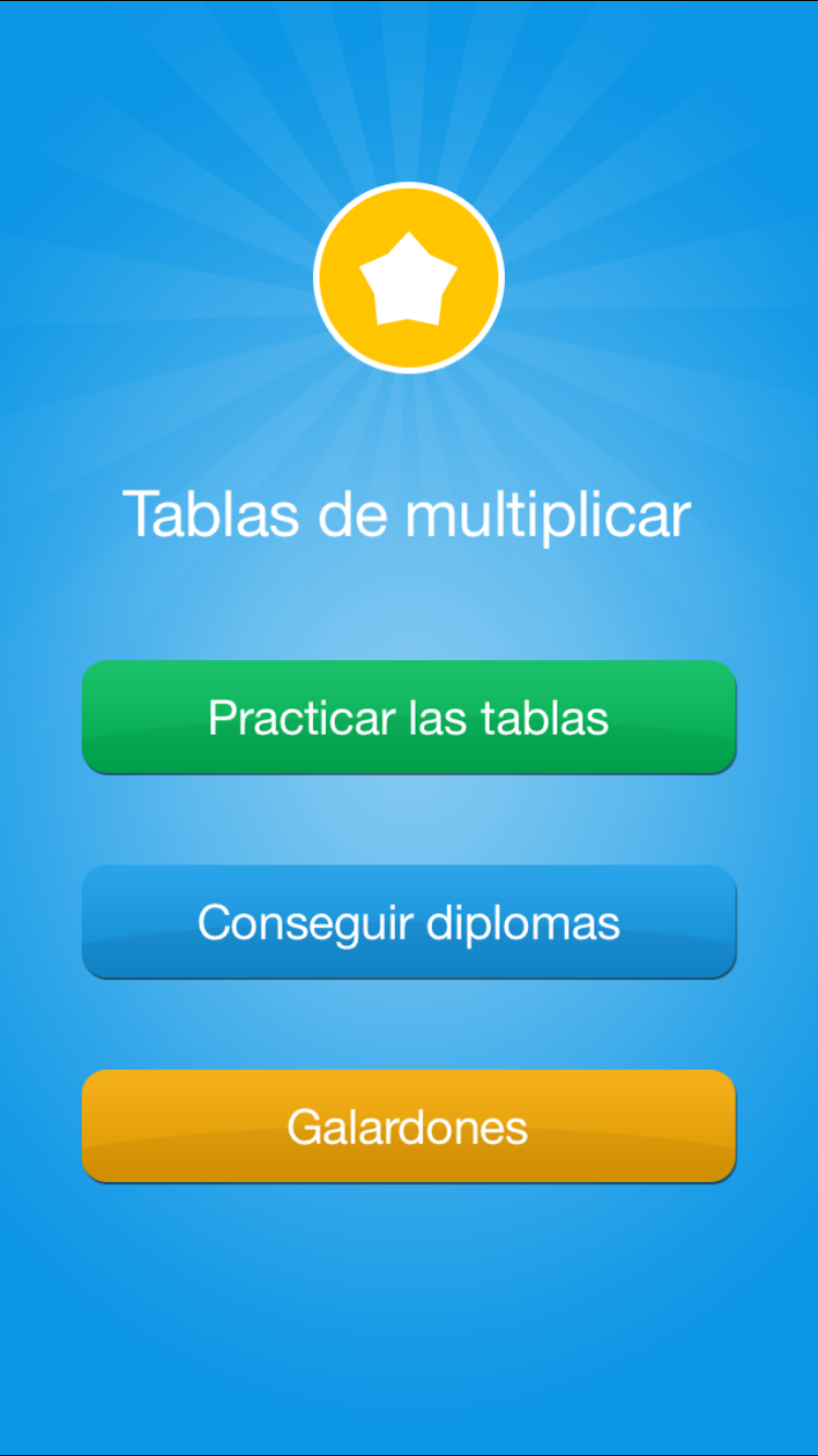 Android application Multiplication Tables - Medals screenshort