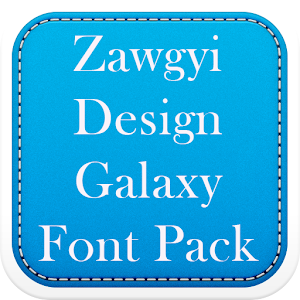 Zawgyi Design Galaxy Font Pack.apk 4.1