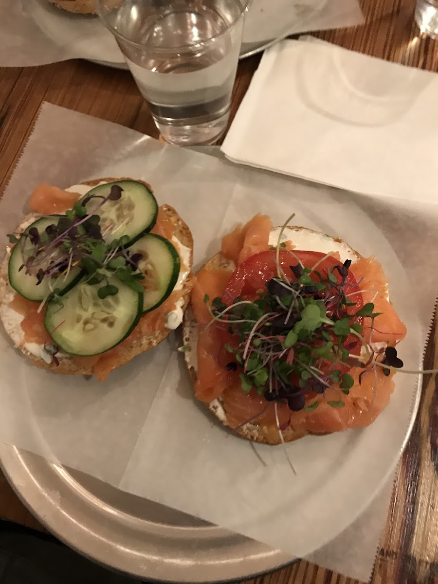 Gluten-Free Bagels at Black Sheep Bagel Cafe