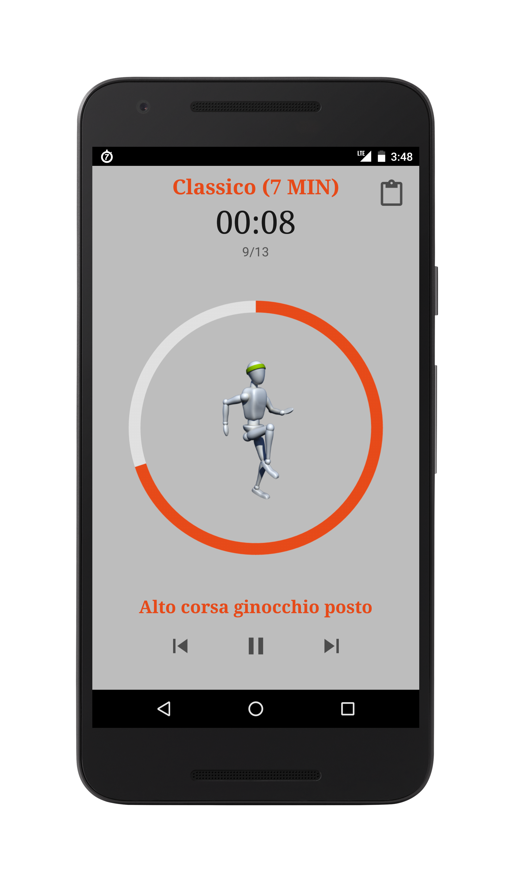 Android application 7 Minute HIIT Home Workout screenshort