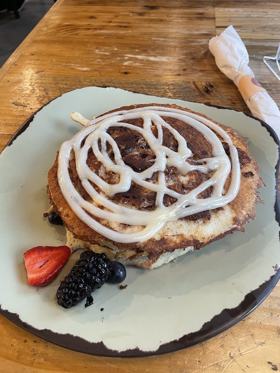 Gluten-Free Pancakes at Egg Harbor Cafe