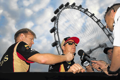 NO NEED FOR MONEY: Kimi Raikkonen ahead of the Singapore Formula One Grand Prix at Marina Bay Street Circuit in Singapore Picture: CLIVE MASON/GETTY IMAGES