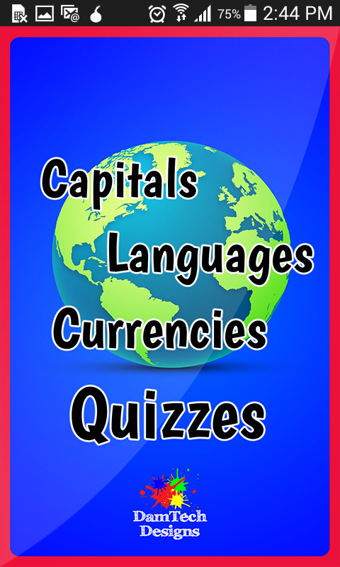 Android application Country Capitals Quiz screenshort