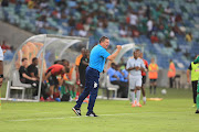 Wits coach Gavin Hunt barked instructions at his players in an animated fashion and showed his disapproval at the ref's decisions throughout the game against bottom of the log team AmaZulu. Wits suffered a 3-1 defeat. Picture Credit: Thuli Dlamini