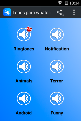Android application Notifications Ringtones screenshort