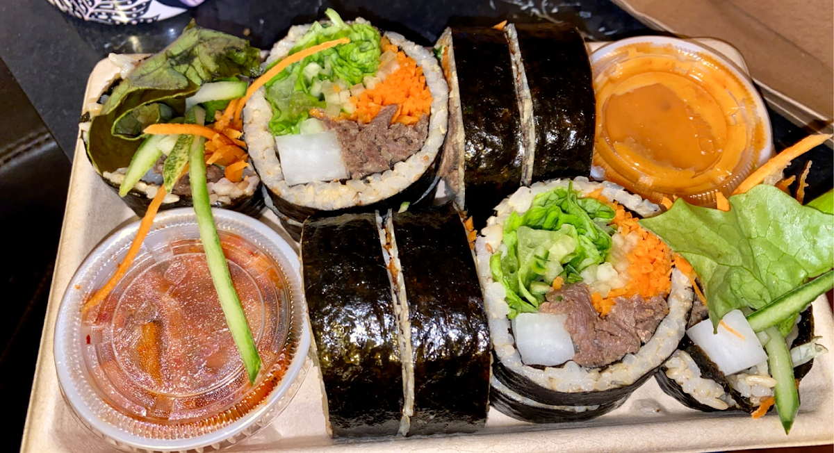 Bulgogi beef kimbap!