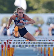 Marioné Fourie in action at the South African championships in Pietermaritzburg. 