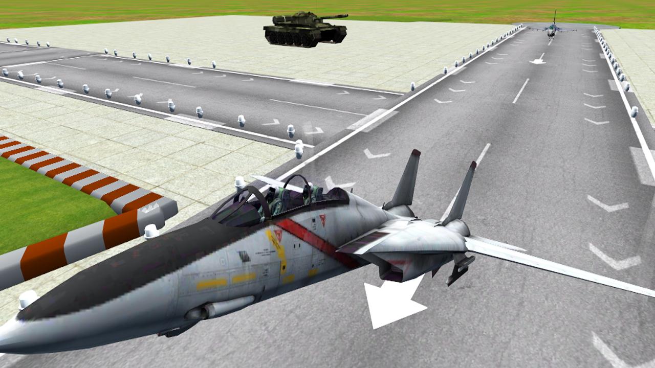 Android application F-14 Plane Driving screenshort