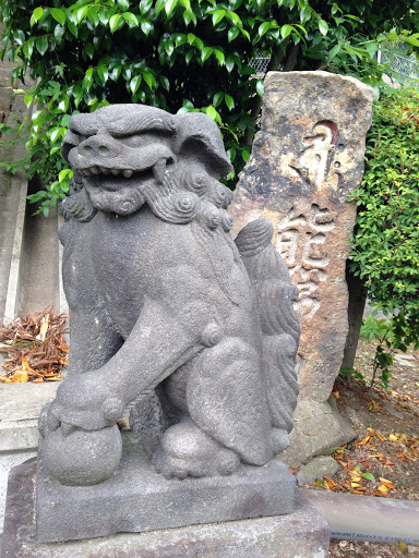 熊野神社  狛犬
