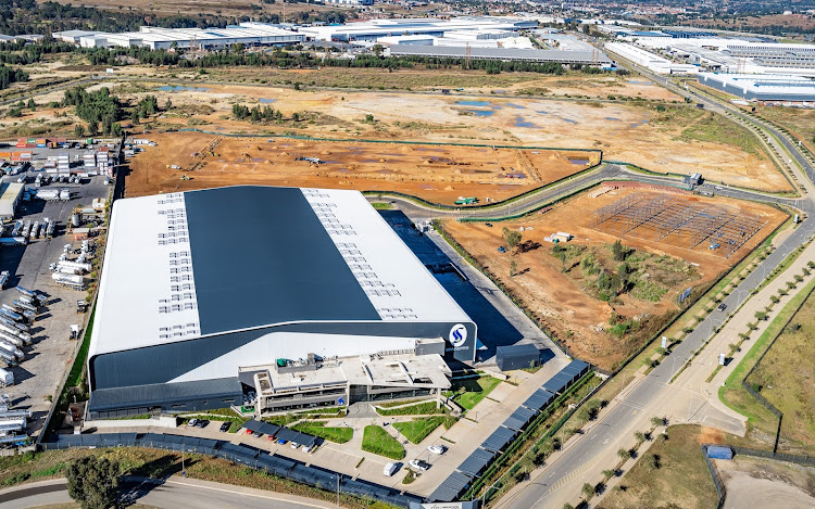 The S&J Industrial Estate is visible from the N3 highway and connects businesses easily to the OR Tambo International Airport and Transnet inland port in City Deep. Picture: SUPPLIED/S&J INDUSTRIAL ESTATE