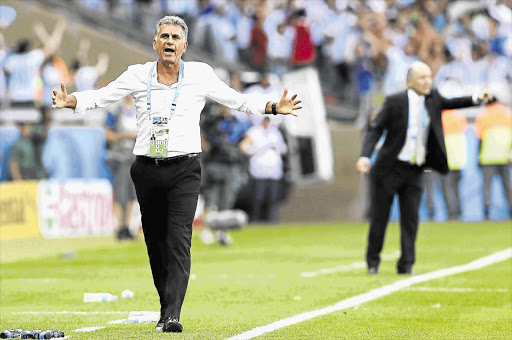 LOVE LETTERS: Iran coach Carlos Queiroz could be back in the Bafana Bafana coaching hot seat by August