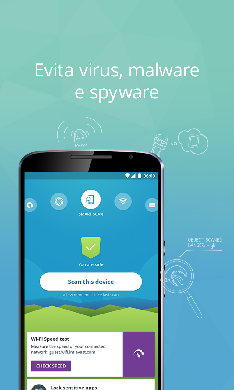 Android application Avast Antivirus & Security screenshort