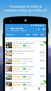 Hipmunk Hotels & Flights Screenshot