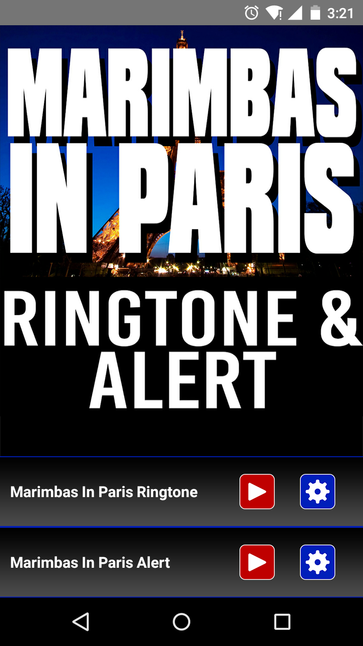 Android application Marimbas In Paris Ringtone screenshort