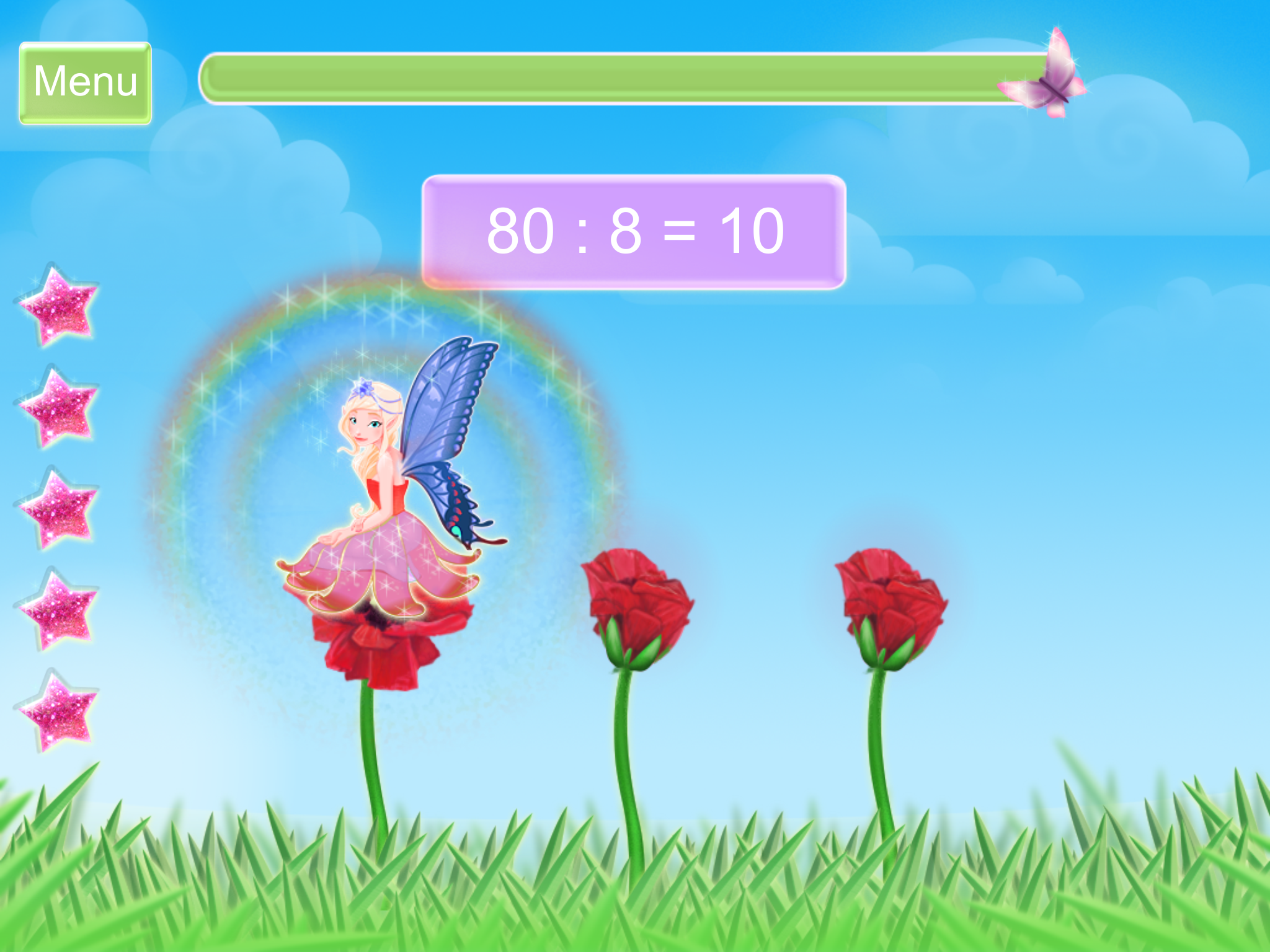 Android application Multiplication Fairy screenshort