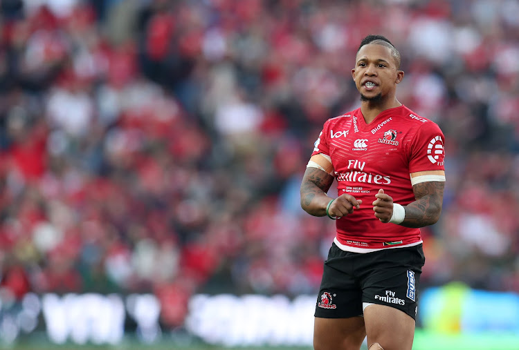 Lions and Springboks flyhalf Elton Jantjies in action during the 2017 Super Rugby final against the Crusaders at Ellis Park Stadium, Johannesburg South Africa.